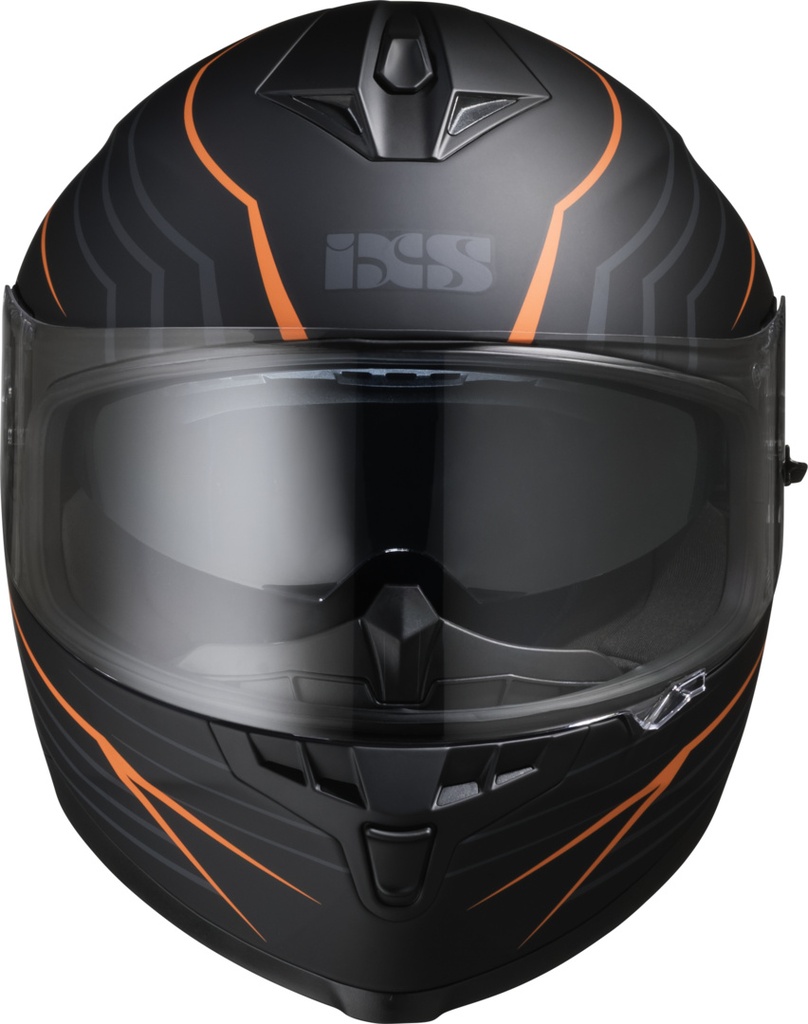 Full Face Helmet iXS1100 2.1 black-orange matt