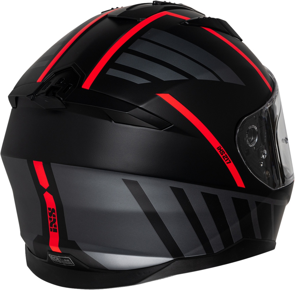 Full Face Helmet iXS217 2.0 black matt-red