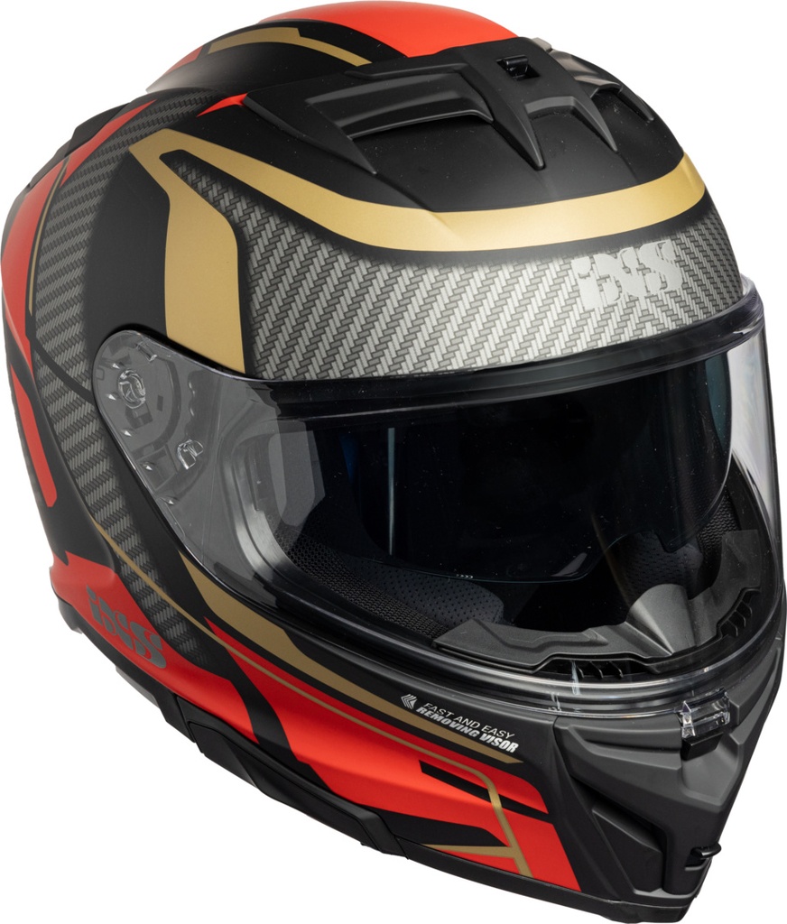 Full Face Helmet iXS912 SV 2.0 Blade matt black-red