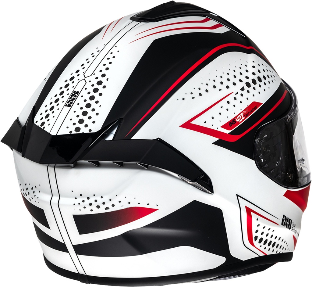 Full Face Helmet iXS422 FG 2.2 white matt-red