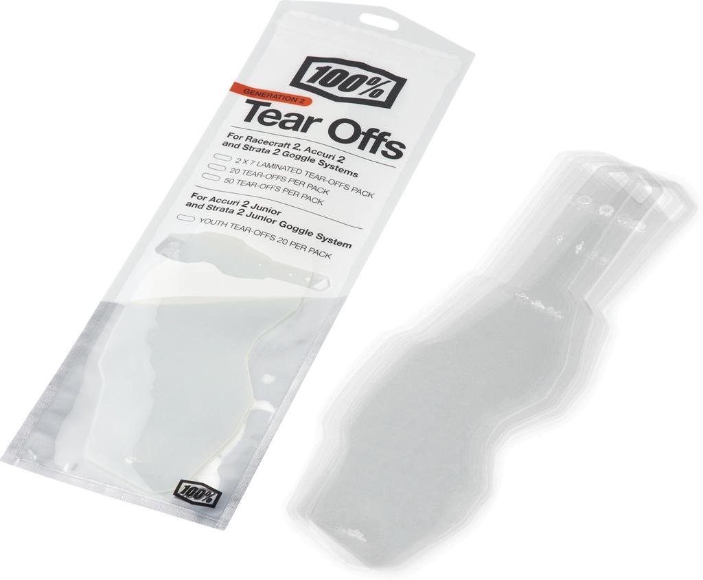 Armega Standard Tear-Offs 20 PK
