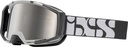 Goggle Trigger weiss / mirror silver low profile white LP