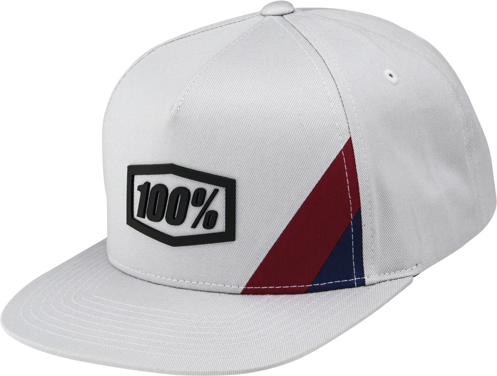 CORNERSTONE Snapback Hat Light Grey