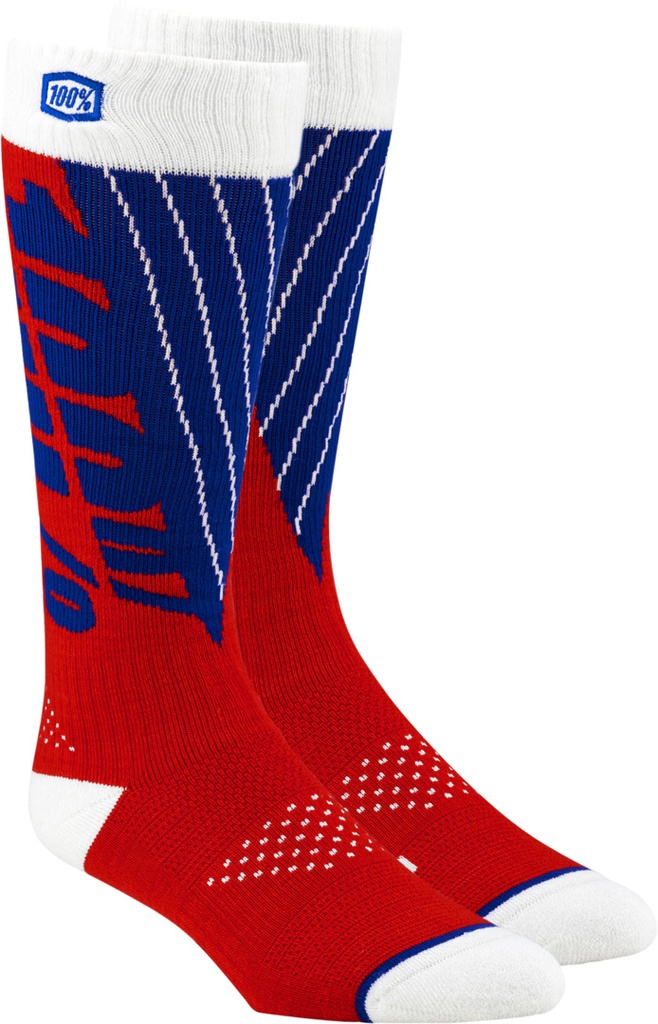 Socks Torque Comfort Moto red-blue