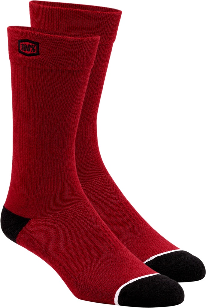 Socks SOLID Casual red
