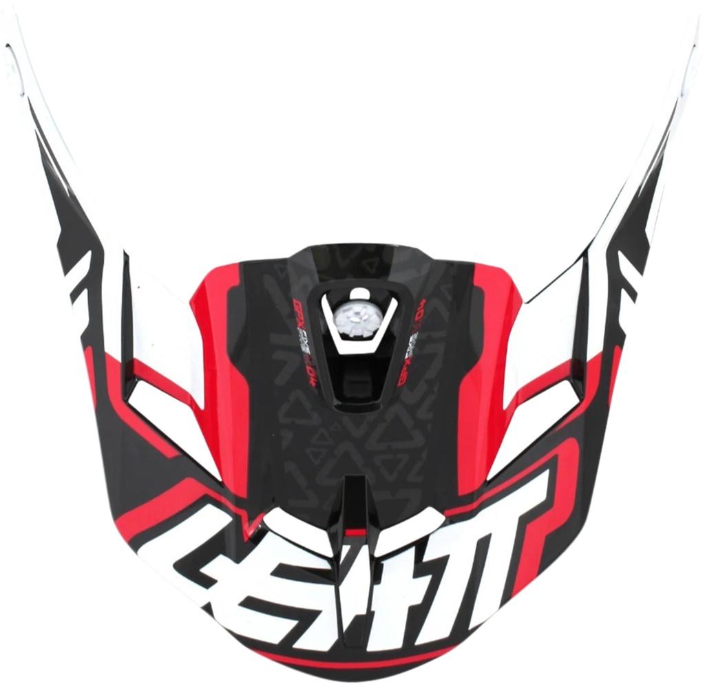 Helmet shield red-black-white