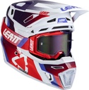 Helmet Kit Moto 8.5 V25 sunburn red-white-blue
