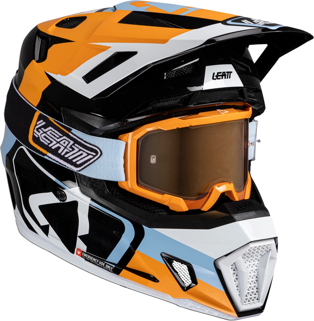 Helmet Kit Moto 7.5 V25 orange-white-blue