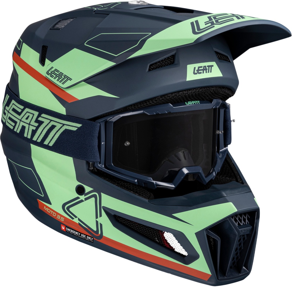 Helmet Kit Moto 3.5 V25 matcha green-blue-red