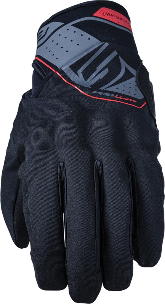 Gloves RS WP black-red