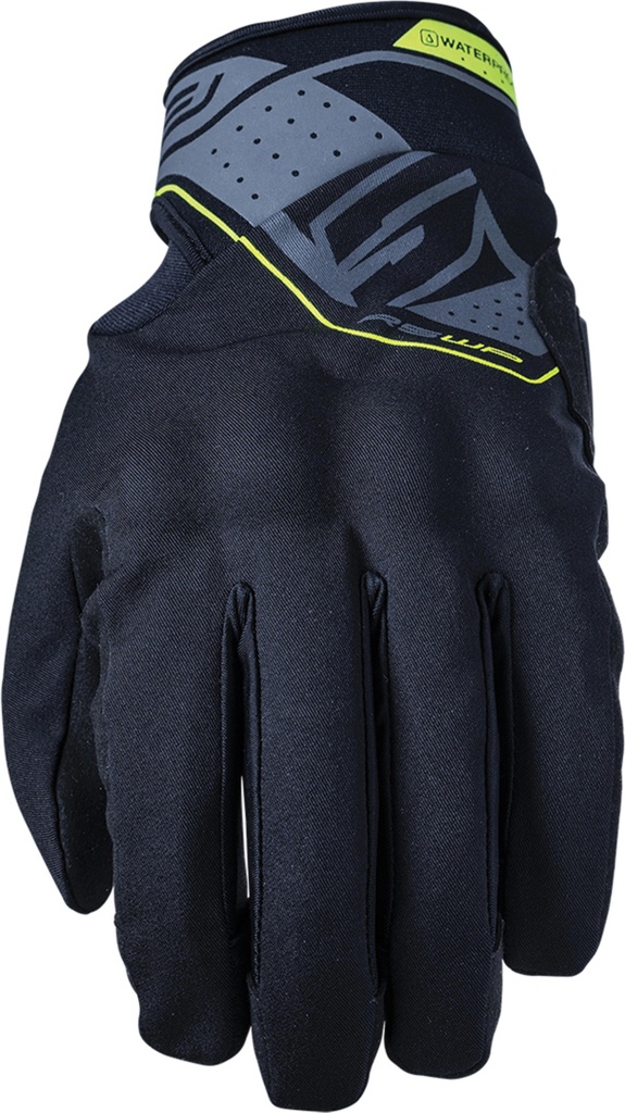 Gloves RS WP black-yellow fluo