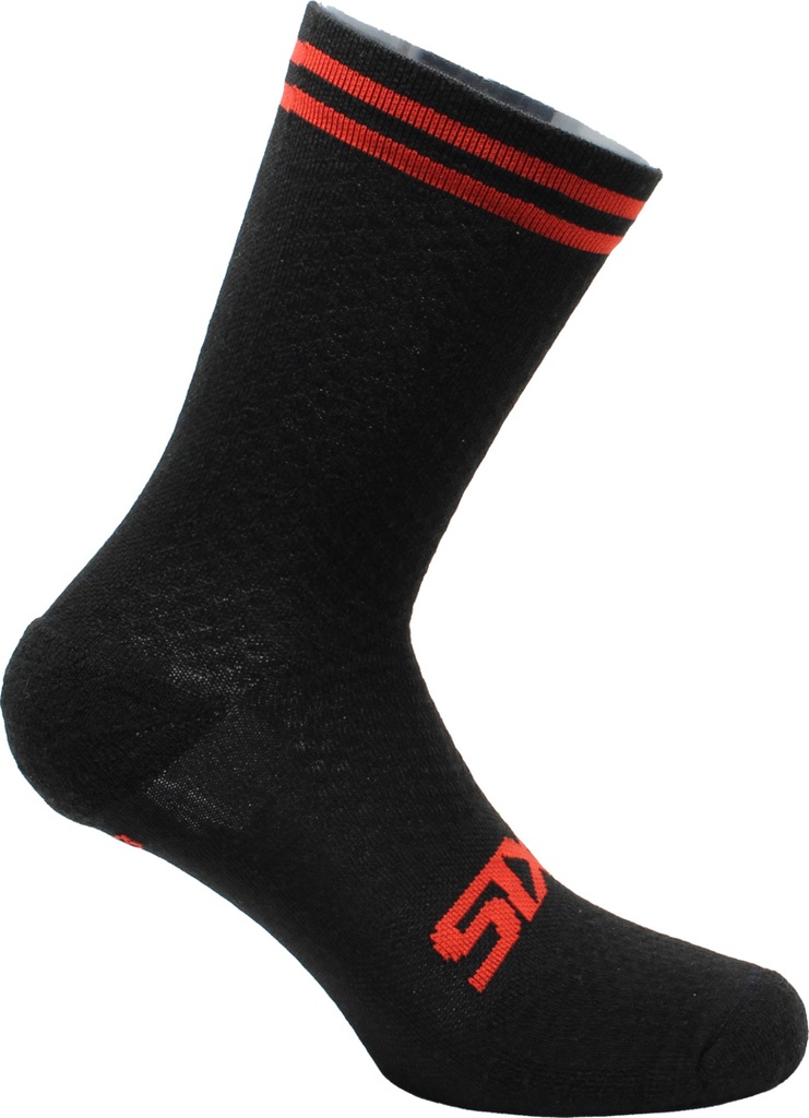 Short Socks MERINOS SOCKS black-red