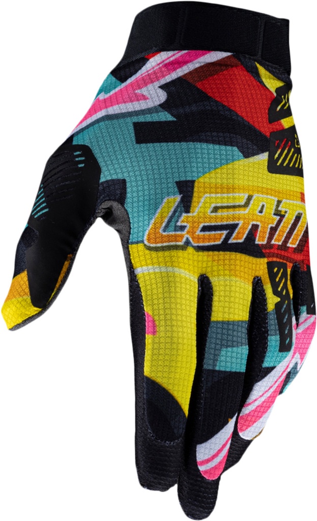 Glove Moto 1.5 GripR V25 carnival yellow-blue-black