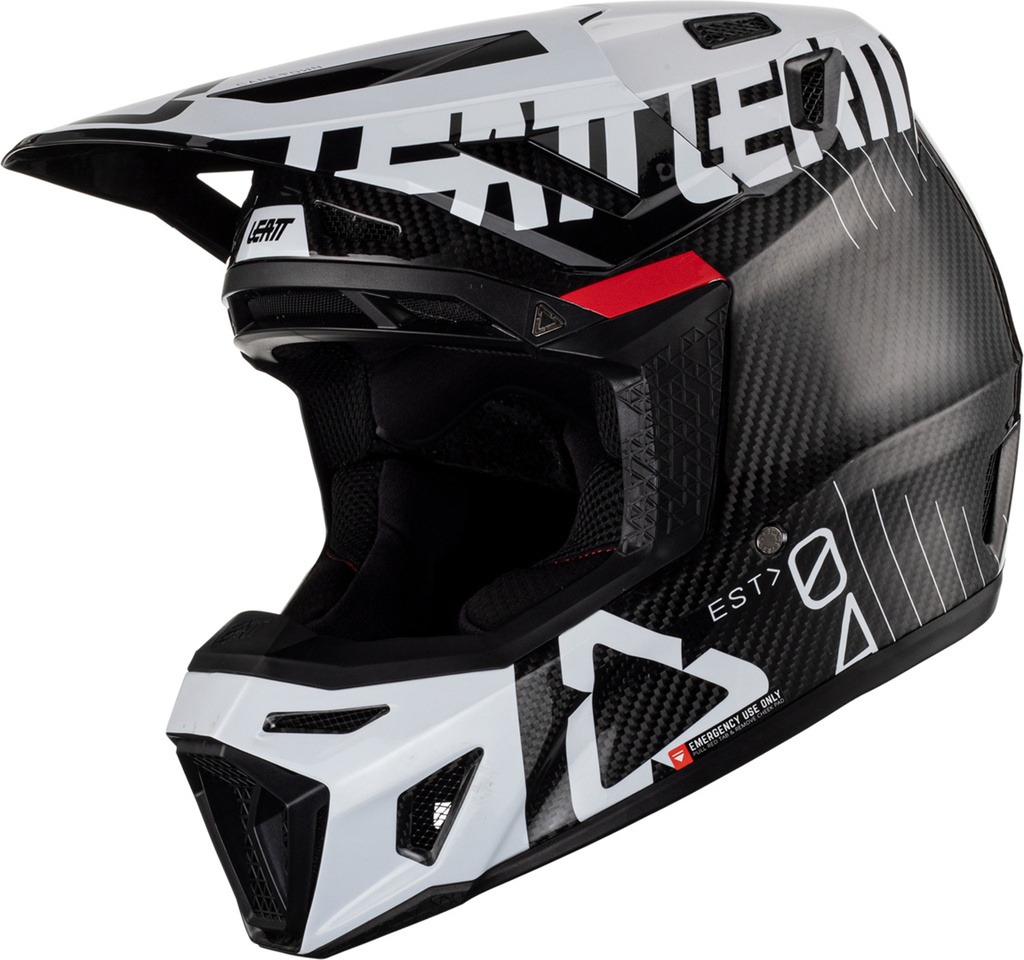 Helmet Kit Moto 9.5 Carbon 23 - carbon/white