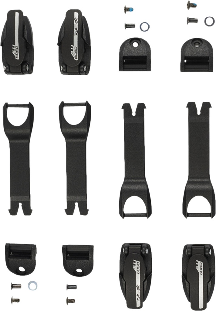 Buckles Kit Aluminium Touring Line black