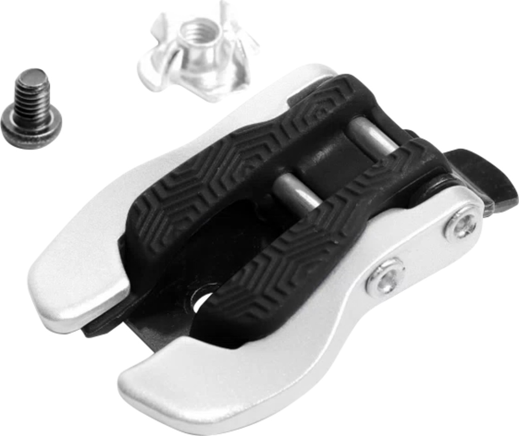Buckle Alu + Nylon Comp Evo + Comp silver-black