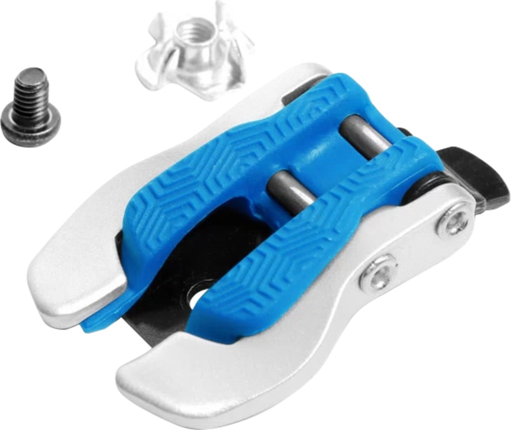 Buckle Alu + Nylon Comp Evo + Comp silver-blue