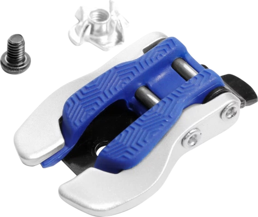 Buckle Alu + Nylon Comp Evo + Comp silver-royal blue