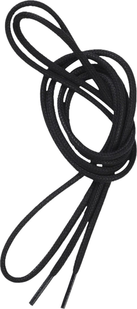 Waxed lace 150 cm black