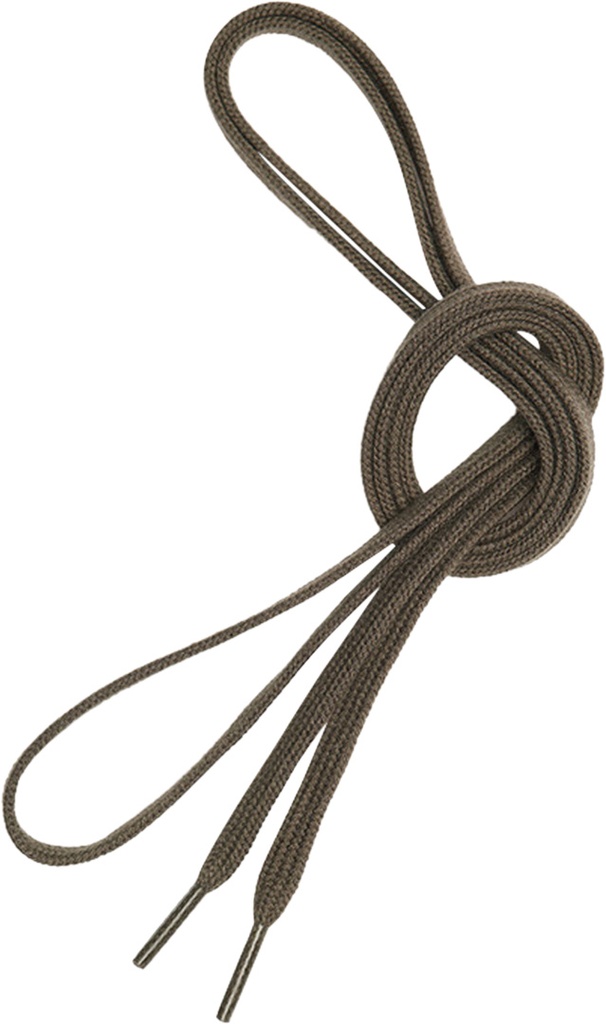 Flat lace 150 cm brown