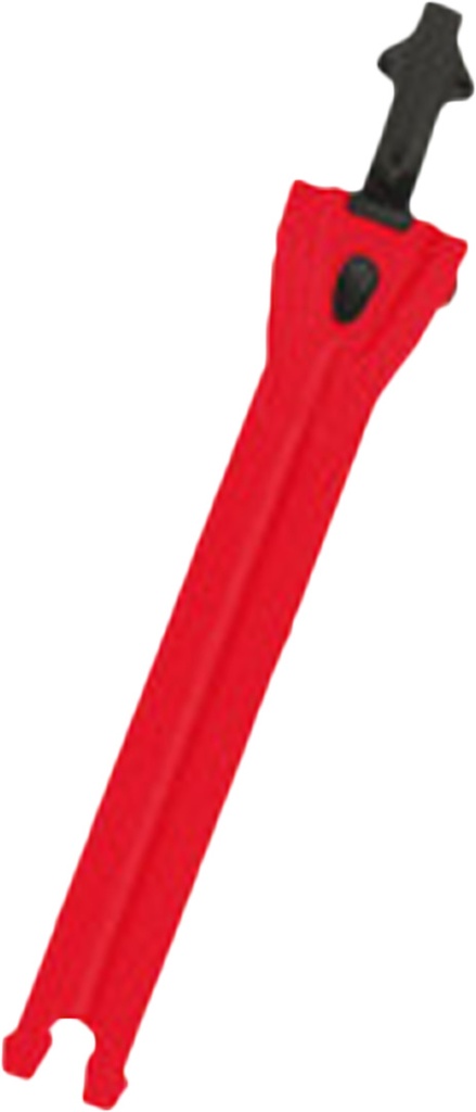 Ratchet Alu 15 cm fluo red-black