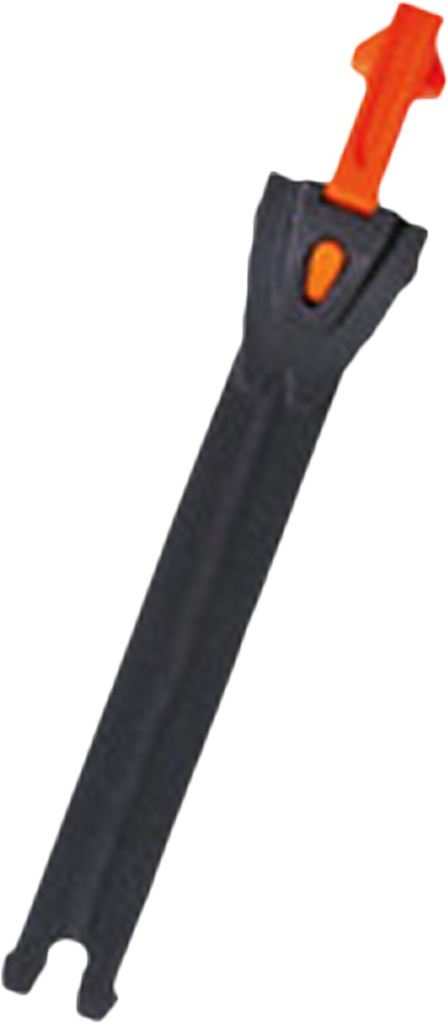 Ratchet Alu 15 cm black-fluo orange