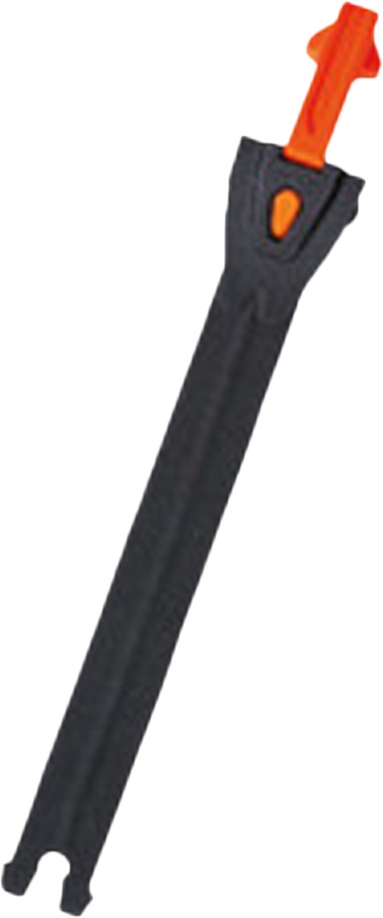 Ratchet Alu 17 cm black-fluo orange