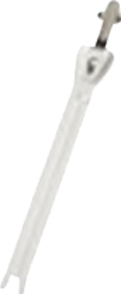 Ratchet Alu 19 cm white-silver