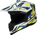 Cross Helmet iXS363 2.0 white matt-blue-yellow fluo
