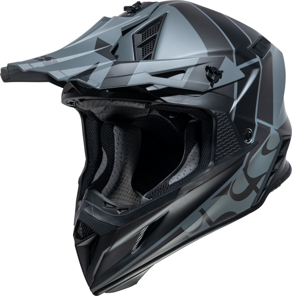 Cross Helmet iXS189 2.0 flat grey-black