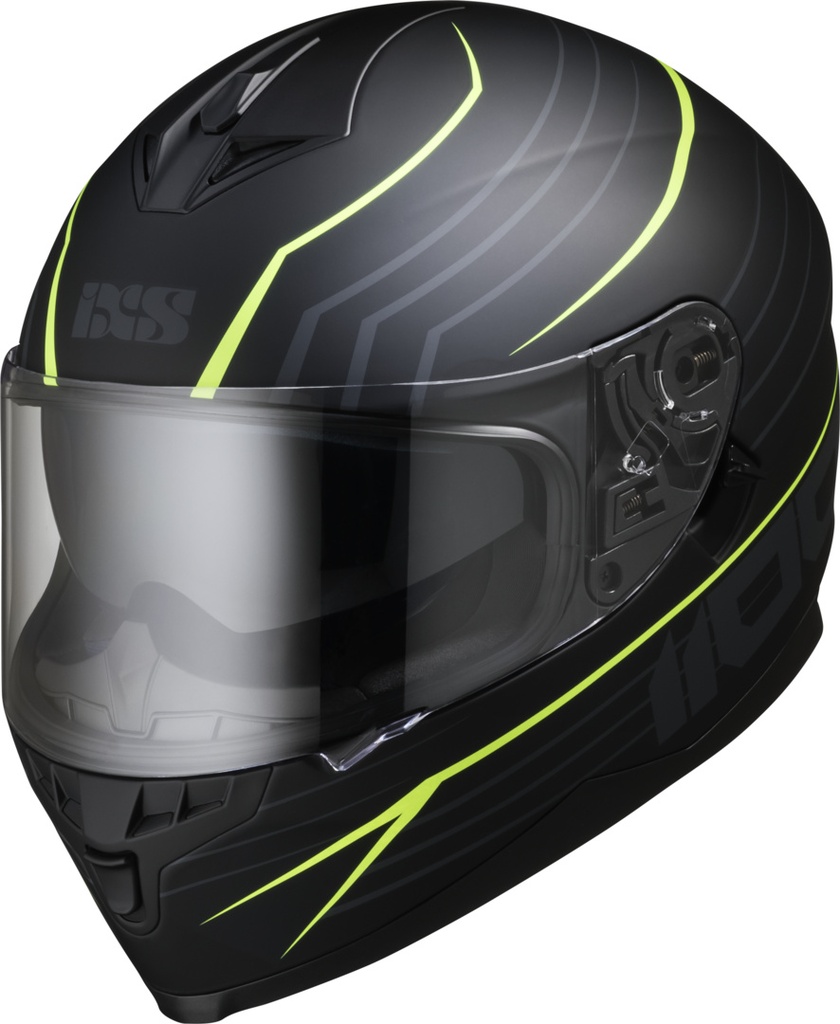 Full Face Helmet iXS1100 2.1 black-yellow fluo matt
