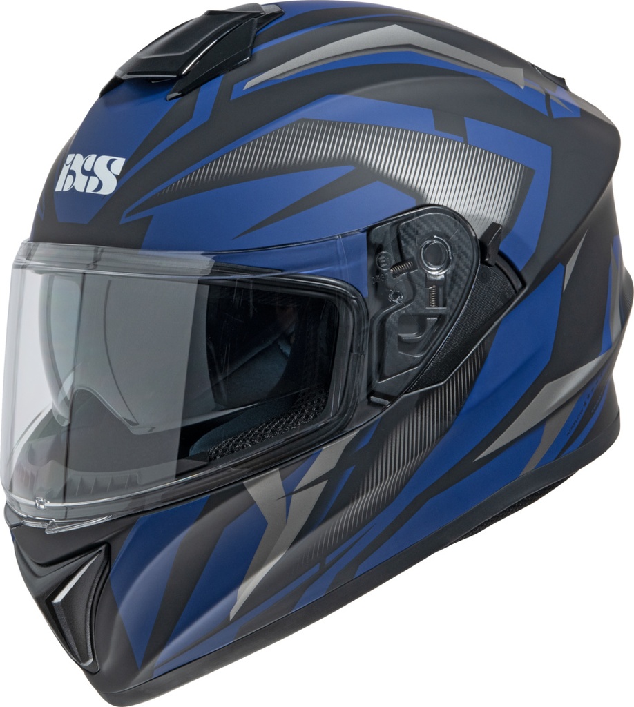 Full Face Helmet iXS216 2.1 ECE 22.05 black-blue matt