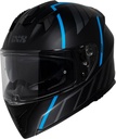 Full Face Helmet iXS217 2.0 black matt-turquoise 