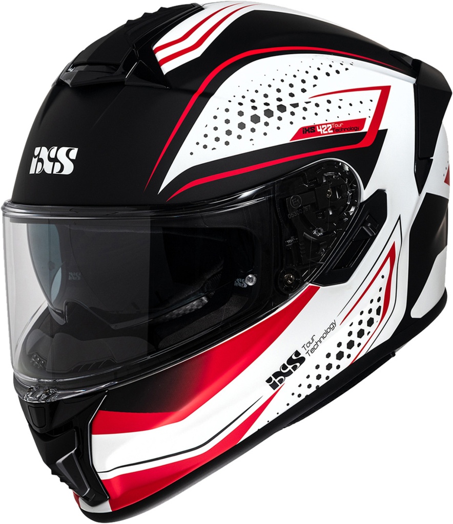 Full Face Helmet iXS422 FG 2.2 white matt-red