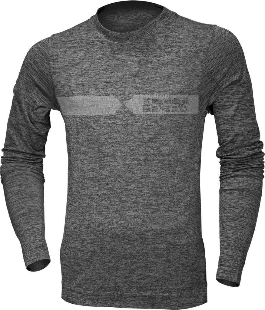 Functional Shirt Long Sleeve Melange gell grey-dark grey