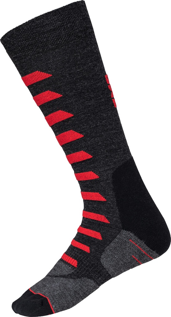 Socks Merino 365 grey-red