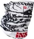 Tubular scarf Micro white-black