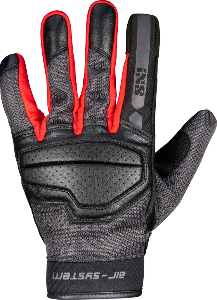Classic glove Evo-Air black-darkgrey-red
