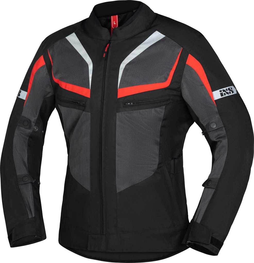 Tour jacket Gerona-Air 1.0 black-grey-red