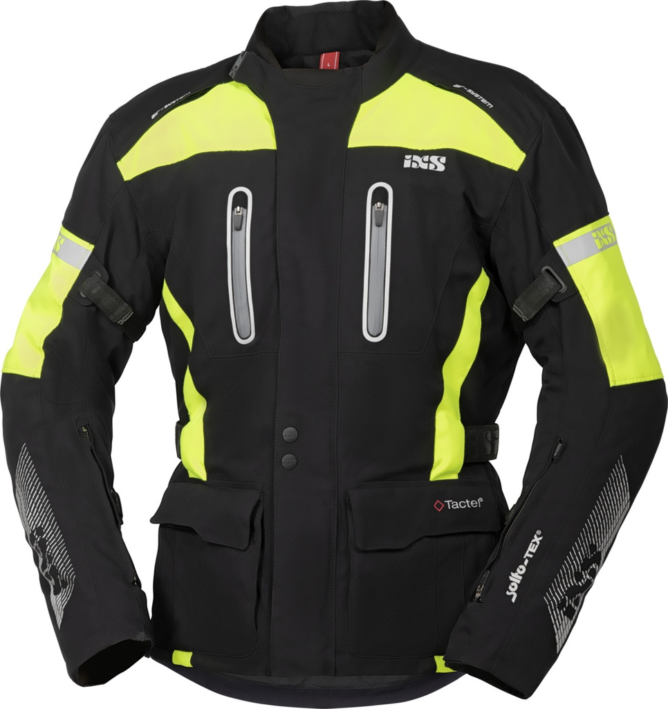 Jacket Tour Pacora-ST black-yellow fluo