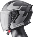 Jet Helmet Vectus Graphic black-grey
