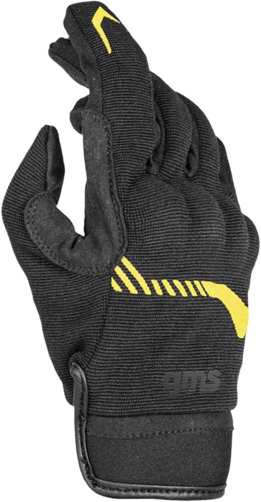 Germas Gloves Jet-City black-yellow