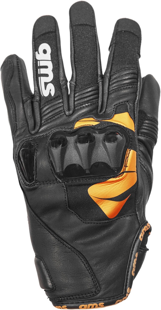 Gloves Curve black-orange