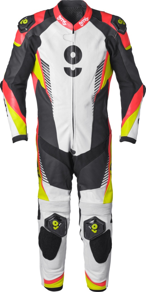Leather suit GRC-1 1PCS black-yellow-red