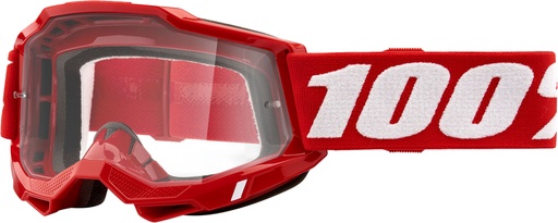 [625001300005] Goggle Accuri 2 Neon Red - Clear Lens