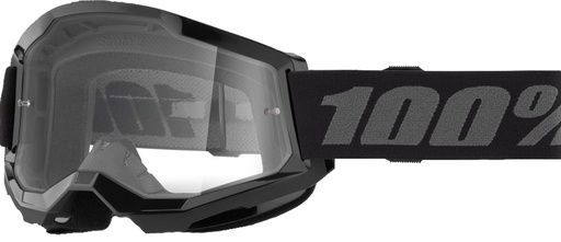 [625002700013] Goggle Strata 2 Black - Clear Lens