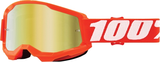 [625002800005] Goggle Strata 2 Orange - Mirror Gold