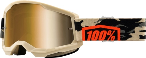 [625002800007] Goggle Strata 2 Kombat - True Gold Mirror