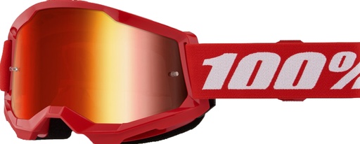 [625002800018] Goggle Strata 2 Red - Mirror Red Lens