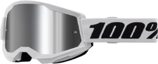 [625002800019] Goggle Strata 2 White - Mirror Silver Lens